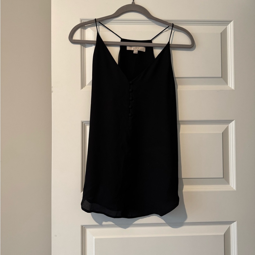 LOFT Black Camisole Top